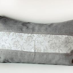 Linen Natural Pillow Cover/ Luxurious Decorative Cover With Jacquard Linen/ Luxury For Your Home/ Accessories - thumbnail 2