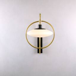 Pendent Wall Lighting - Brass Gold Lamp Vanity Light Fixture, Sconce Model Ranor Design - thumbnail 2