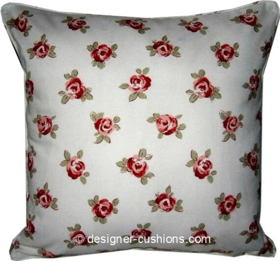 Cushion Cover Sham Laura Ashley Bibi Scarlet Fabric - image 1