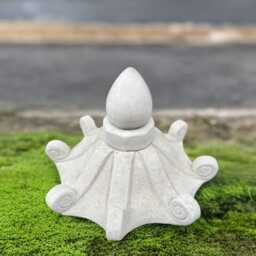 Japanese Lantern Pagoda Statue Stone Figurine Concrete Home Decoration Handmade Zen Garden Ornament Pagoda Lover Gift Yard Art - thumbnail 3