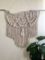 "Macrame Wall Hanging By Hanmademacrame - Art Fibre Home Decor Boho " - thumbnail 1