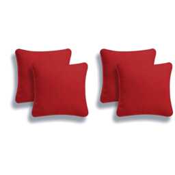 Pack Of 4 Plain Cushion Covers 100% Cotton Home Sofa Decor Duck Quality Cases 16'' 18'' 20'' - thumbnail 4