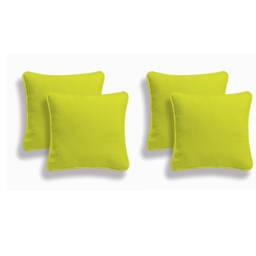 Pack Of 4 Plain Cushion Covers 100% Cotton Home Sofa Decor Duck Quality Cases 16'' 18'' 20'' - thumbnail 3