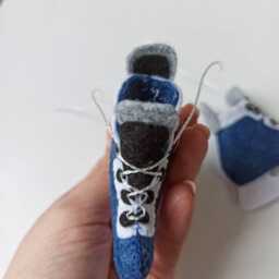 Sports Nursery Mobile, Canada Theme, Skis, Hockey Skates, Mountain Crib Decor, Baby Shower Gift - thumbnail 2