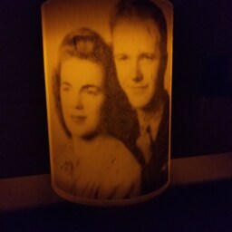 Custom Memorial Led Candles - thumbnail 2