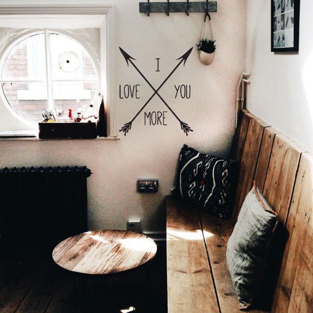 I Love You More Crossing Arrows Vinyl Wall Decal - image 1