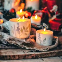 xl Large 3 Wick Candle, Christmas Candle Gift, Festive Spice Scent, Festive Gift Idea For Her, Holiday - thumbnail 2