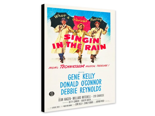 Singin' in The Rain Poster - 1952 Vintage Movie Art, Canvas Print - image 1