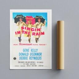 Singin' in The Rain Poster - 1952 Vintage Movie Art, Canvas Print - thumbnail 3