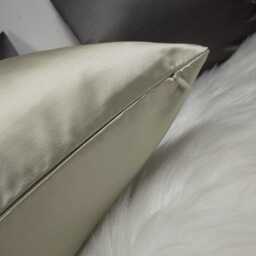 Designer Guild Calico Plain Cotton Satin Cushion Cover, Modern Sofa Bed Pillow Cover Accent Home Decor Large Pillow Throw/Sham Euro - thumbnail 3