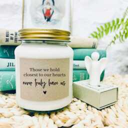 Bereavement Candle, Comfort & Support For Loved Ones in Grief, Memorial Gift To Show You Care - thumbnail 1