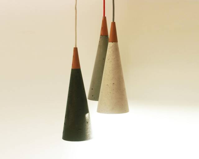 Concrete Cone Lamp - image 1