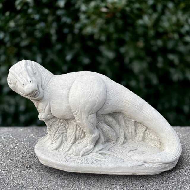 Stone Dragon Statue Outdoor Figurine Cement Wildlife Sculpture Concrete Animal Decoration Dragon Lover Gift Handmade Yard Art - image 1