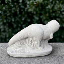 Stone Dragon Statue Outdoor Figurine Cement Wildlife Sculpture Concrete Animal Decoration Dragon Lover Gift Handmade Yard Art - thumbnail 3