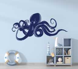 Octopus Tentacles Wall Decal Removable Vinyl Art 2069 - thumbnail 1
