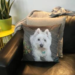 Custom Pet Photo Pillow Luxury Memorial Keepsake Cushion - thumbnail 2