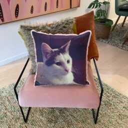 Custom Pet Photo Pillow Luxury Memorial Keepsake Cushion - thumbnail 3