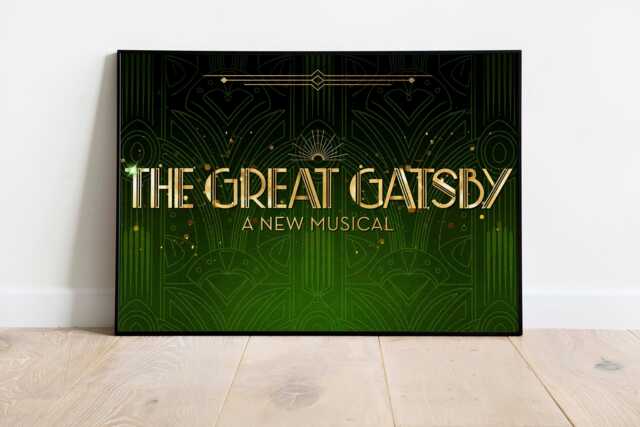 The Great Gatsby Musical Theatre Print Poster