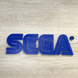 Huge 15 Inch Sega Video Game Logo Sign - Man Cave, Room, Wall Art, Decor, Decoration, Videogame, Gaming, Gamer, Gift, Christmas - thumbnail 3