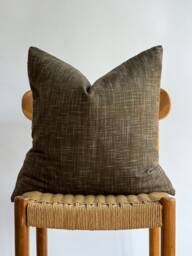Neutral Pillow, Brown Tan Rustic Home Decor, Decorative Pillows - thumbnail 1