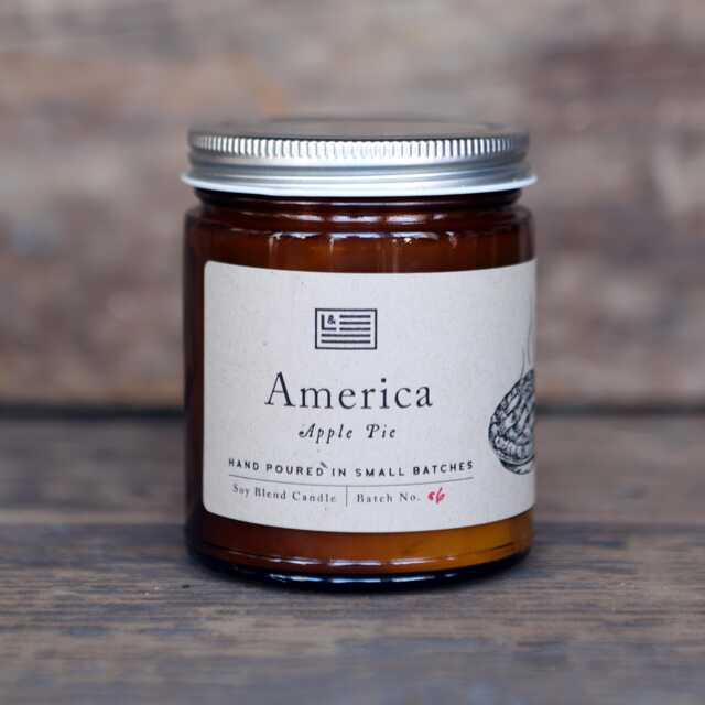 Apple Pie Scented Candle America, Soy Blend - image 1