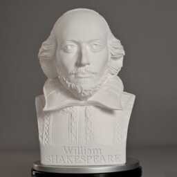 William Shakespeare 35 cm Bust - Busts With Personality - thumbnail 2