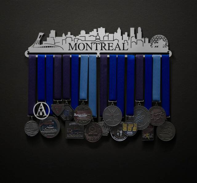 Montreal Cityscape - Allied Medal Hanger Holder Display Rack - image 1