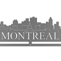 Montreal Cityscape - Allied Medal Hanger Holder Display Rack - thumbnail 2