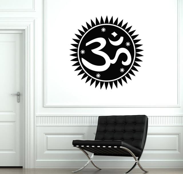 Wall Art Mural Om Zen Yoga Meditation Buddha Decor 2066Di - image 1