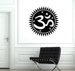 Wall Art Mural Om Zen Yoga Meditation Buddha Decor 2066Di - thumbnail 1