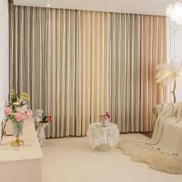 5 Colours Striped Dotted Custom Curtains, Kids Room, Nursery Decor, Window Drapes - thumbnail 3