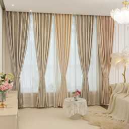 5 Colours Striped Dotted Custom Curtains, Kids Room, Nursery Decor, Window Drapes - thumbnail 2