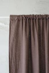 Custom Linen Curtains - Medium Weight, 100% Natural Flax Drapes - Eco-Friendly, Light Filtering For Bedroom, Living Room, Or Kitchen