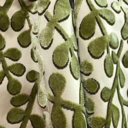 Summer Sonata in Peridot Velvet - Of Beacon Hill-One Pillow - thumbnail 2