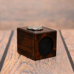 Central Asian Shepherd Dog - Wooden Candlestick With Dog, Souvenir, Decoration, Limited Edition, Collection - thumbnail 3