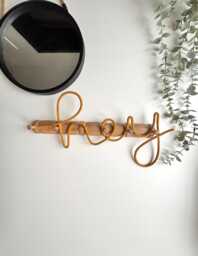 Hey Wall Decorative Sign For The Hall Welcome Hanging Kids Room - thumbnail 1