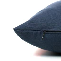 Light Grey, Brown Faux Leather & Navy Customizable Colorblock Pillow Cover - All Sizes Modern Pillow, Home Gifts For You - thumbnail 3