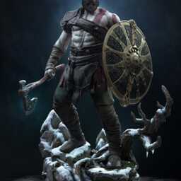 The Path Of Hope - Mythology God Pantheon Destroyer Redemption Kratos Resin Figure 16K - thumbnail 2