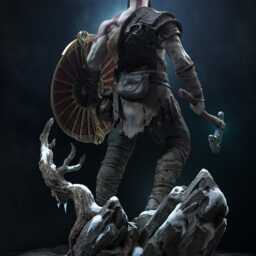 The Path Of Hope - Mythology God Pantheon Destroyer Redemption Kratos Resin Figure 16K - thumbnail 3