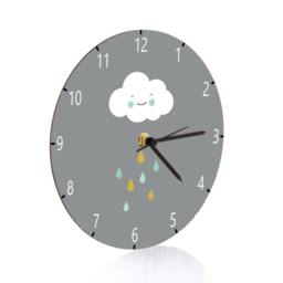 Kids Wall Clock, Nursery Childrens Silent Decor - thumbnail 3