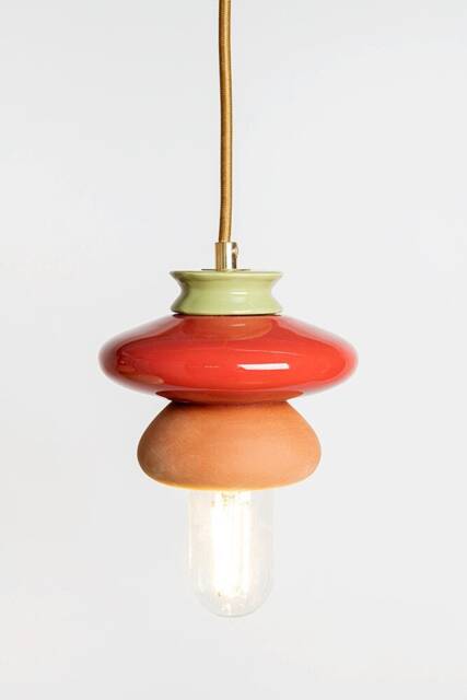 Ceramic Ceiling Lamp Pendant Lamp Hanging Light Fixture - image 1
