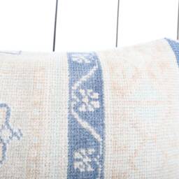 Vintage Turkish Kilim Lumbar Pillow Cover 12x24 Inch, Handmade - thumbnail 3