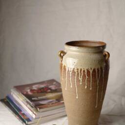 Wabi-Sabi Terra Melt Pot Earthy Elegance Vase - thumbnail 3