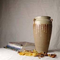 Wabi-Sabi Terra Melt Pot Earthy Elegance Vase - thumbnail 2