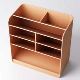 Tiered Pen Holder - Wide Desk Organiser 3 Section Tray - thumbnail 3