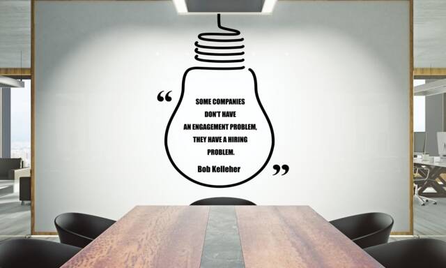 Teamwork Quote Wall Decal Inspire Office Decor 2393Re - image 1