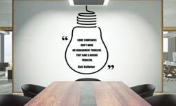 Teamwork Quote Wall Decal Inspire Office Decor 2393Re - thumbnail 1