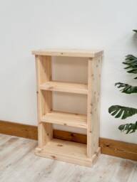 Diy Gium // Unfinished Traditional Style Wood Bookcase/Shelving Unit - thumbnail 1