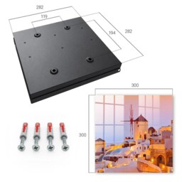 Greek Island Wall Mounted Key Cabinet, White Box For Wall, Photographic Landscapes, Lovers Of Mediterranean Climates - thumbnail 4
