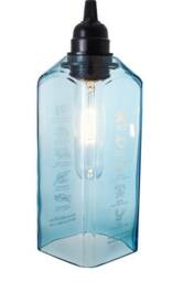 Bombay Sapphire Bottle Cut Pendant Lamp - Light With Fixtures - thumbnail 2